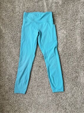 lululemon athletica washed blue Wonder Under High-Waist Leggings size 8 w/pocket
